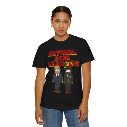 Natural Born Leaders Malcolm & Garvey Tribute T-Shirt