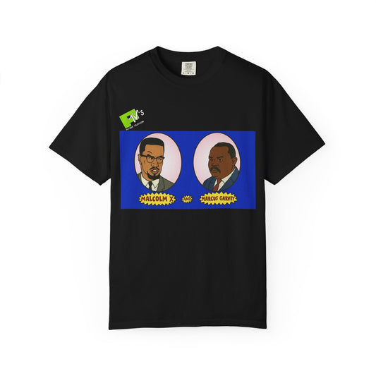 No Laughing Malcolm X & Garvey T-Shirt