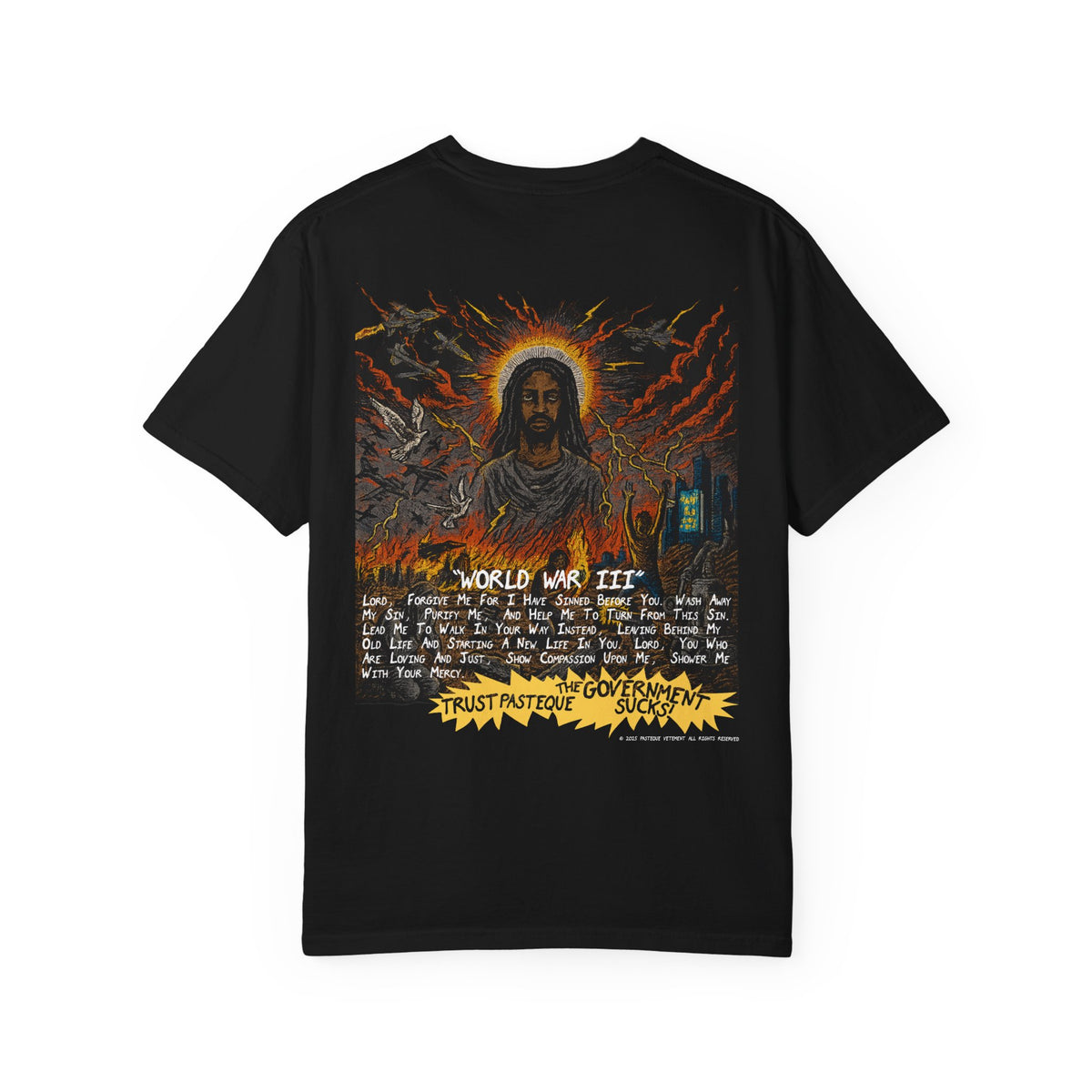 "PASTEQUE" Satire Tee (Trump & Obama) Political Cartoon T-Shirt