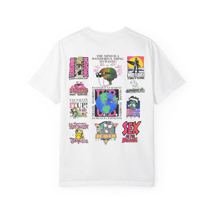 Patchwork Sticker Collage T‑Shirt