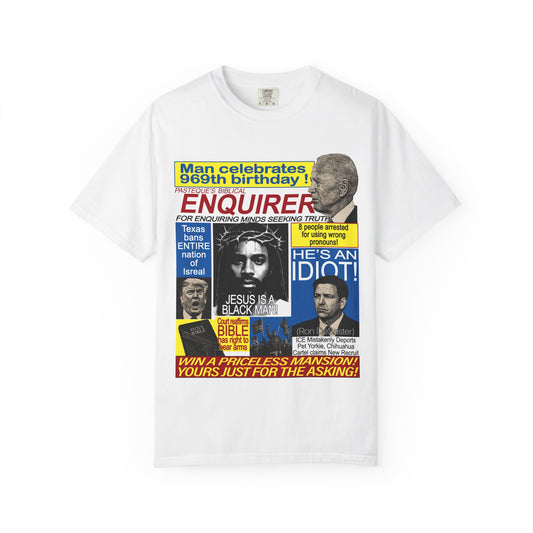 Tabloid News Collage T‑Shirt