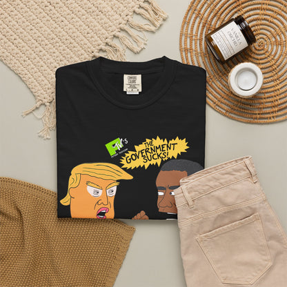"PASTEQUE" Satire Tee (Trump & Obama) Political Cartoon T-Shirt