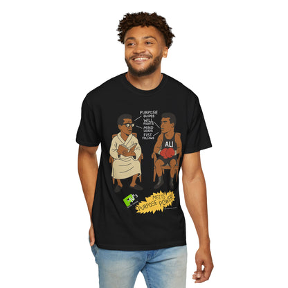 Power Meets Purpose Muhammad Ali & Malcolm X T-Shirt