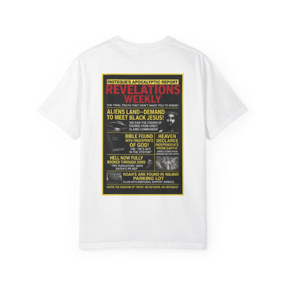 Tabloid News Collage T‑Shirt