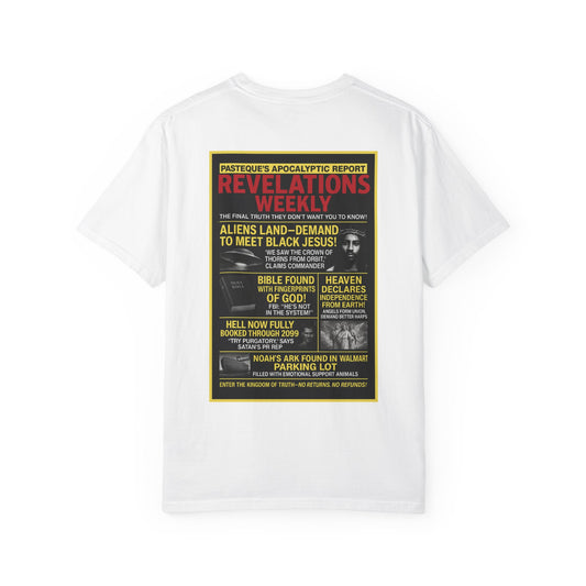Tabloid News Collage T‑Shirt