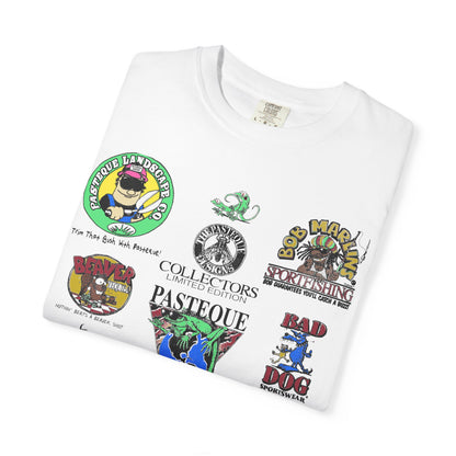 Patchwork Sticker Collage T‑Shirt