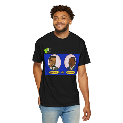 No Laughing Malcolm X & Garvey T-Shirt