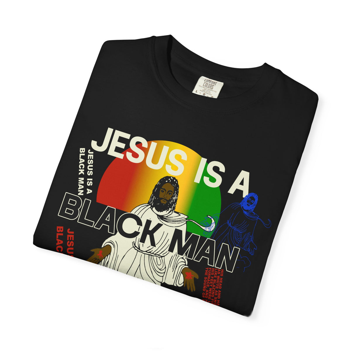 Jesus Is a Black Man T-Shirt In Black
