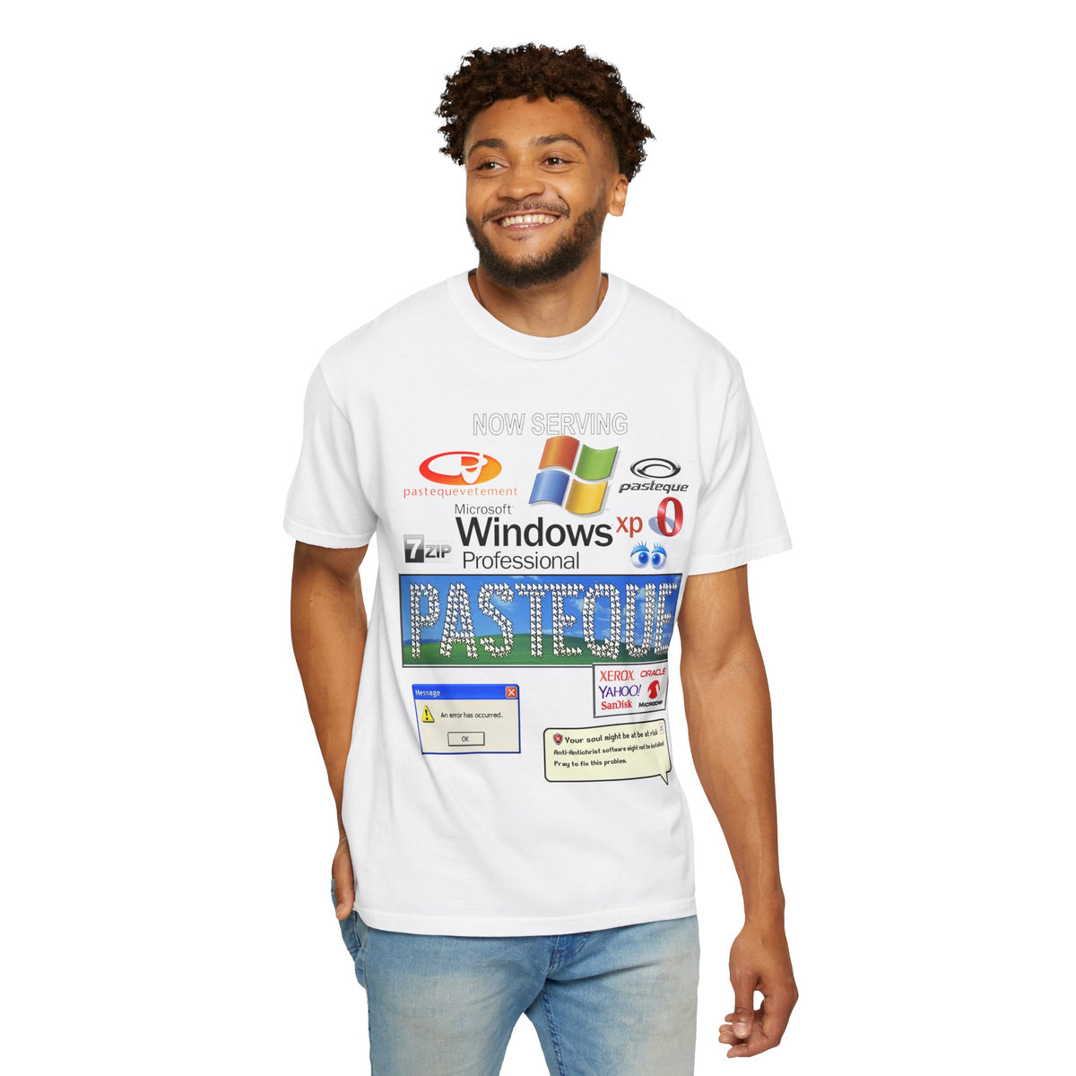 Now Serving Windows XP T-Shirt In White