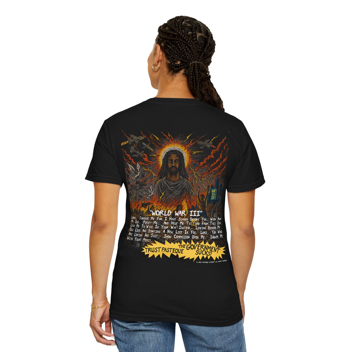 "PASTEQUE" Satire Tee (Trump & Obama) Political Cartoon T-Shirt