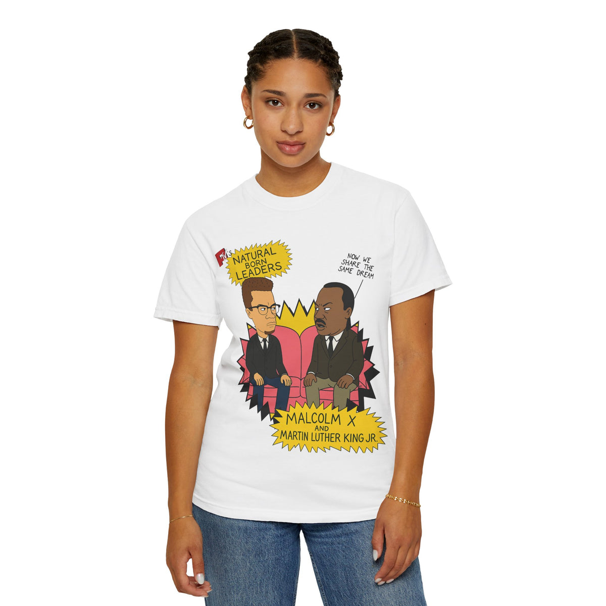 Think, Don’t Dream Malcolm X & MLK T-Shirt