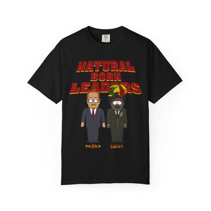Natural Born Leaders Malcolm & Garvey Tribute T-Shirt