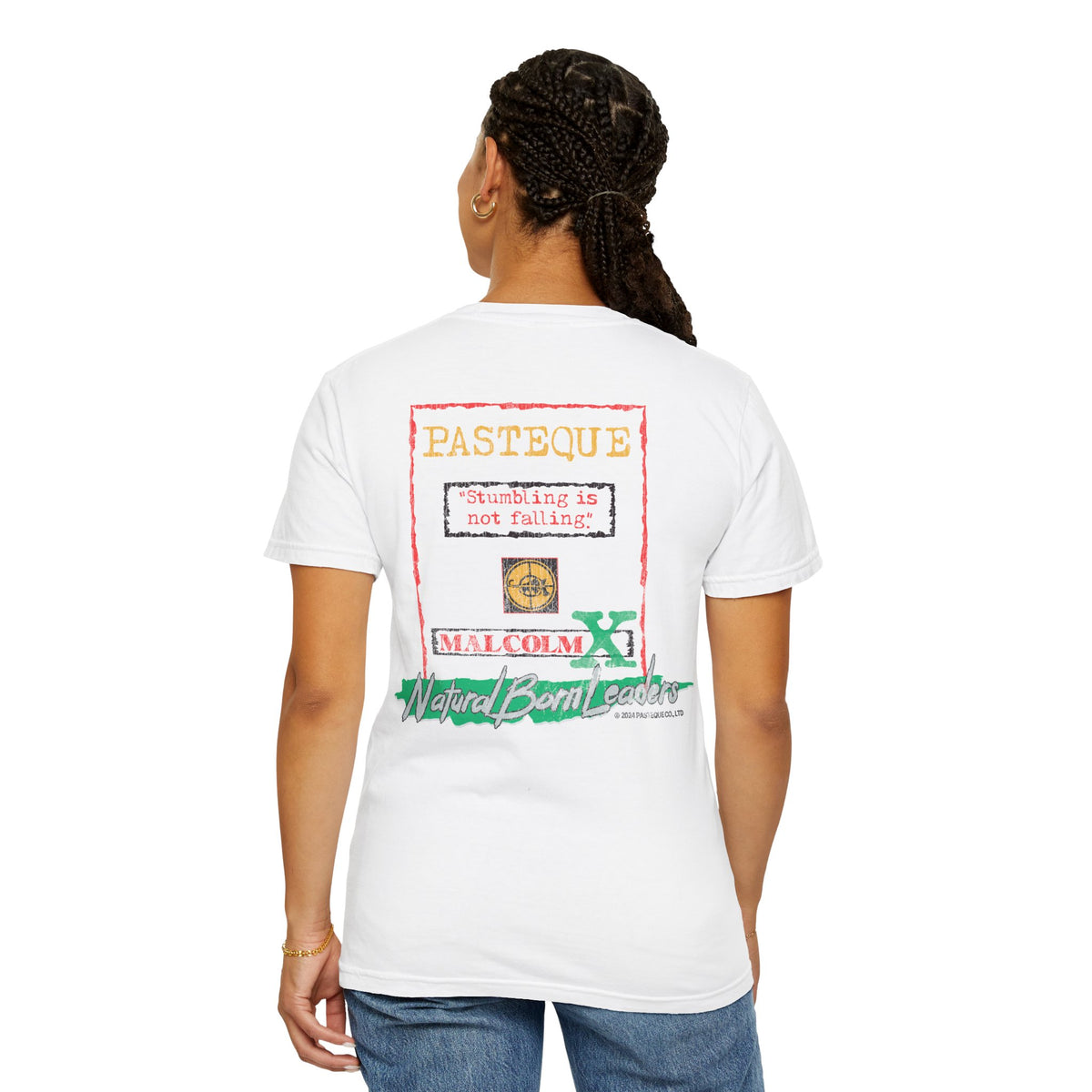 Stumbling is not falling. T-Shirt In White