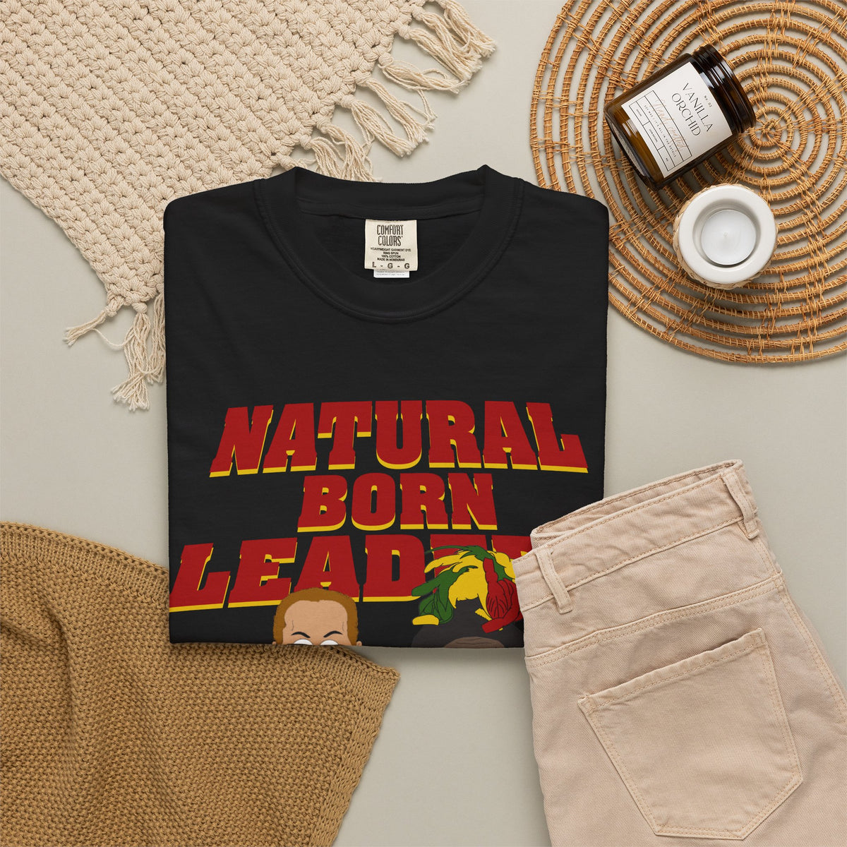Natural Born Leaders Malcolm & Garvey Tribute T-Shirt