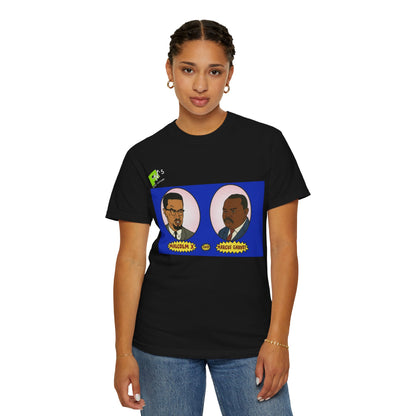 No Laughing Malcolm X & Garvey T-Shirt
