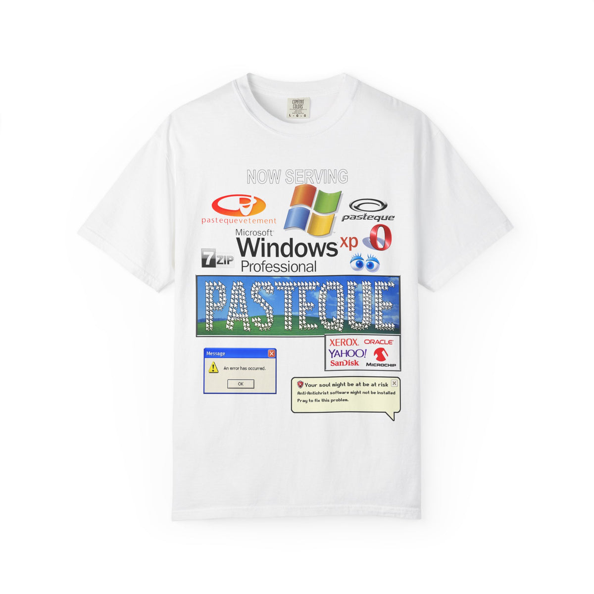 Now Serving Windows XP T-Shirt In White