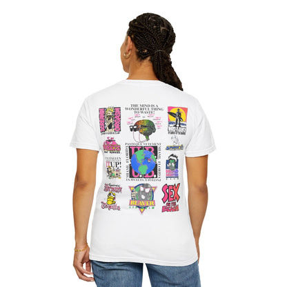 Patchwork Sticker Collage T‑Shirt