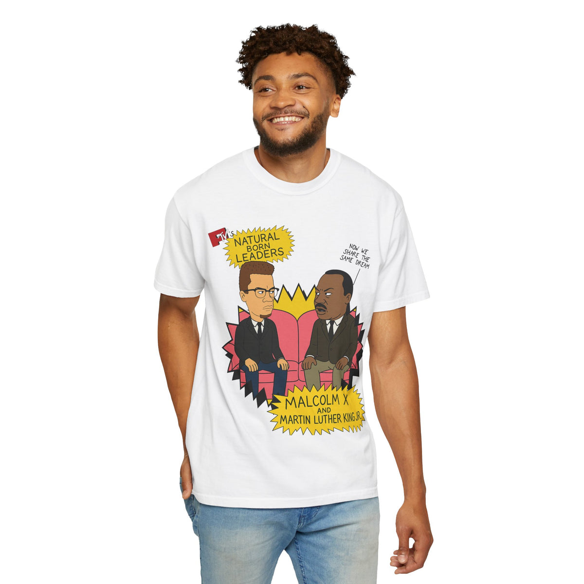 Think, Don’t Dream Malcolm X & MLK T-Shirt