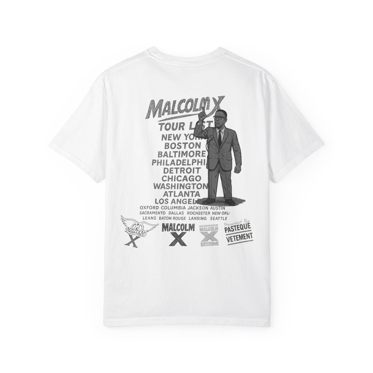 Malcolm X Tribute World Tour T-Shirt