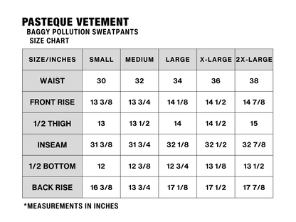 Baggy Pollution Sweatpants Feathery Gray