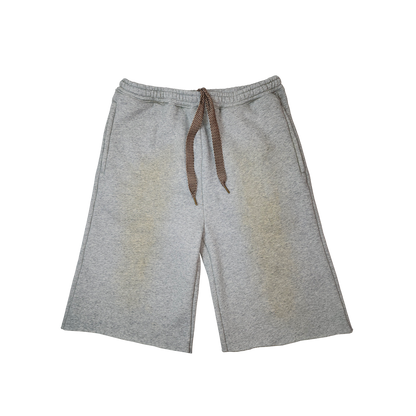 Baggy Pollution Sweat Shorts Feathery Gray
