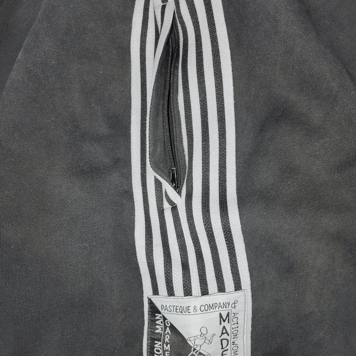 Action Man & Woman Sweatpants Black Faded