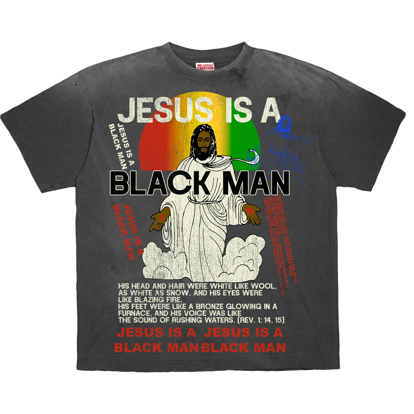 Jesus Is a Black Man Vintage Tee