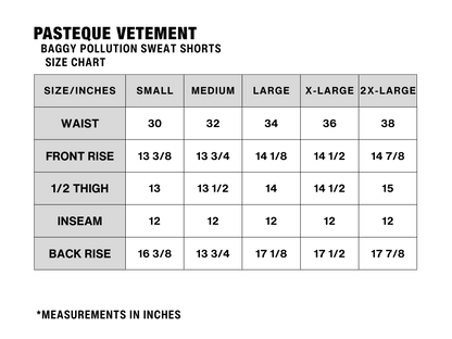 Baggy Pollution Sweat Shorts Feathery Gray