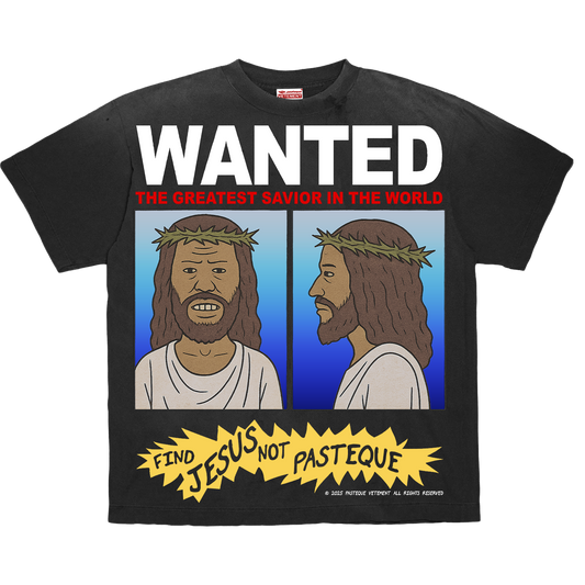 Wanted "Greatest Savior in the World" Vintage Tee