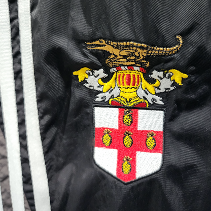 5-Stripe Nylon Twill Track Pants – Black