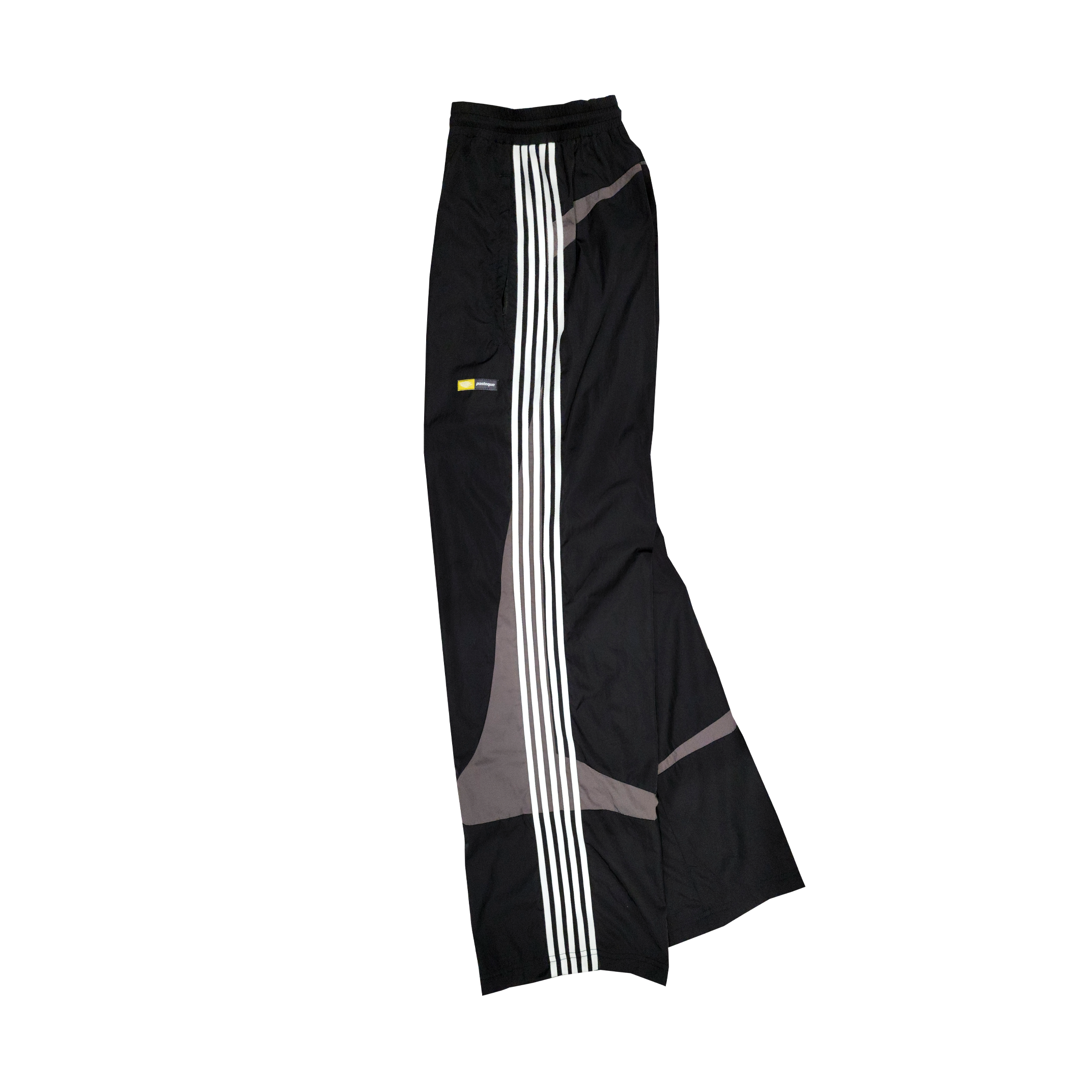 5-Stripe Nylon Twill Track Pants – Black