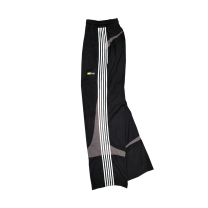 5-Stripe Nylon Twill Track Pants – Black