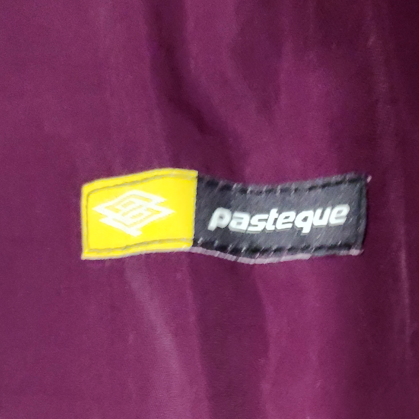 5-Stripe Nylon Twill Track Pants – Burgundy