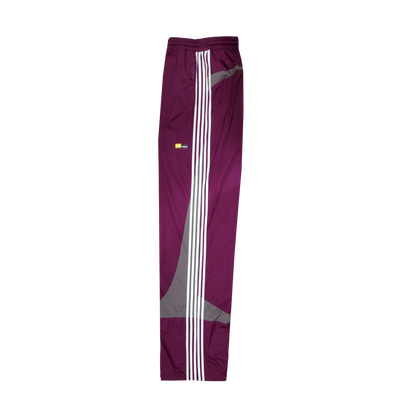 5-Stripe Nylon Twill Track Pants – Burgundy
