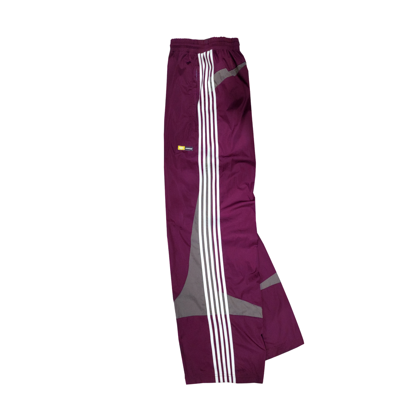 5-Stripe Nylon Twill Track Pants – Burgundy