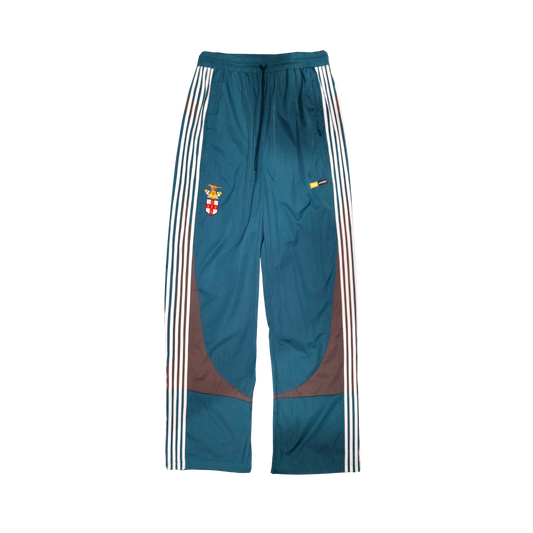 5-Stripe Nylon Twill Track Pants – Green