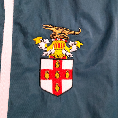 5-Stripe Nylon Twill Track Pants – Green