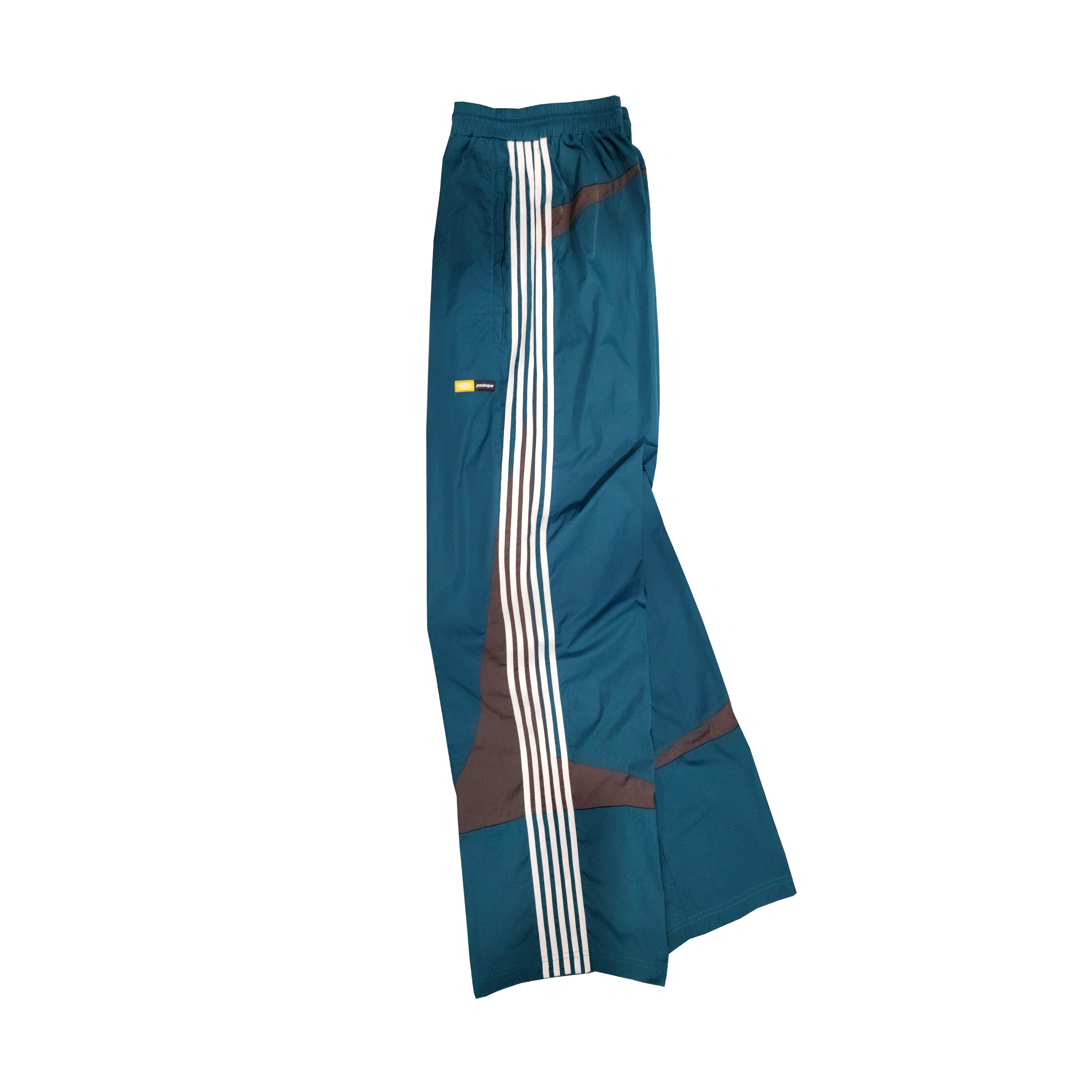 5-Stripe Nylon Twill Track Pants – Green