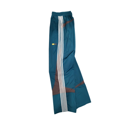 5-Stripe Nylon Twill Track Pants – Green