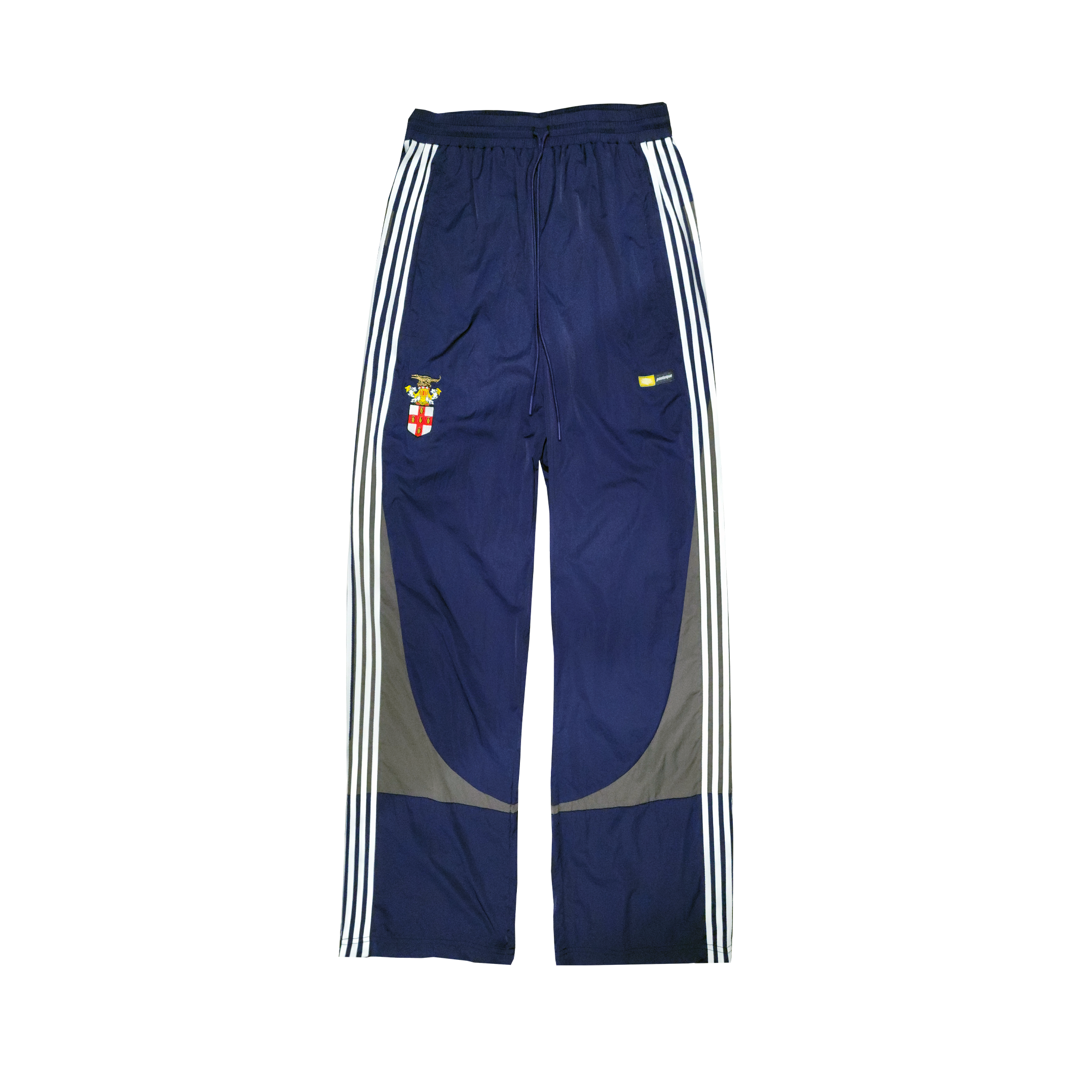 5-Stripe Nylon Twill Track Pants – Navy