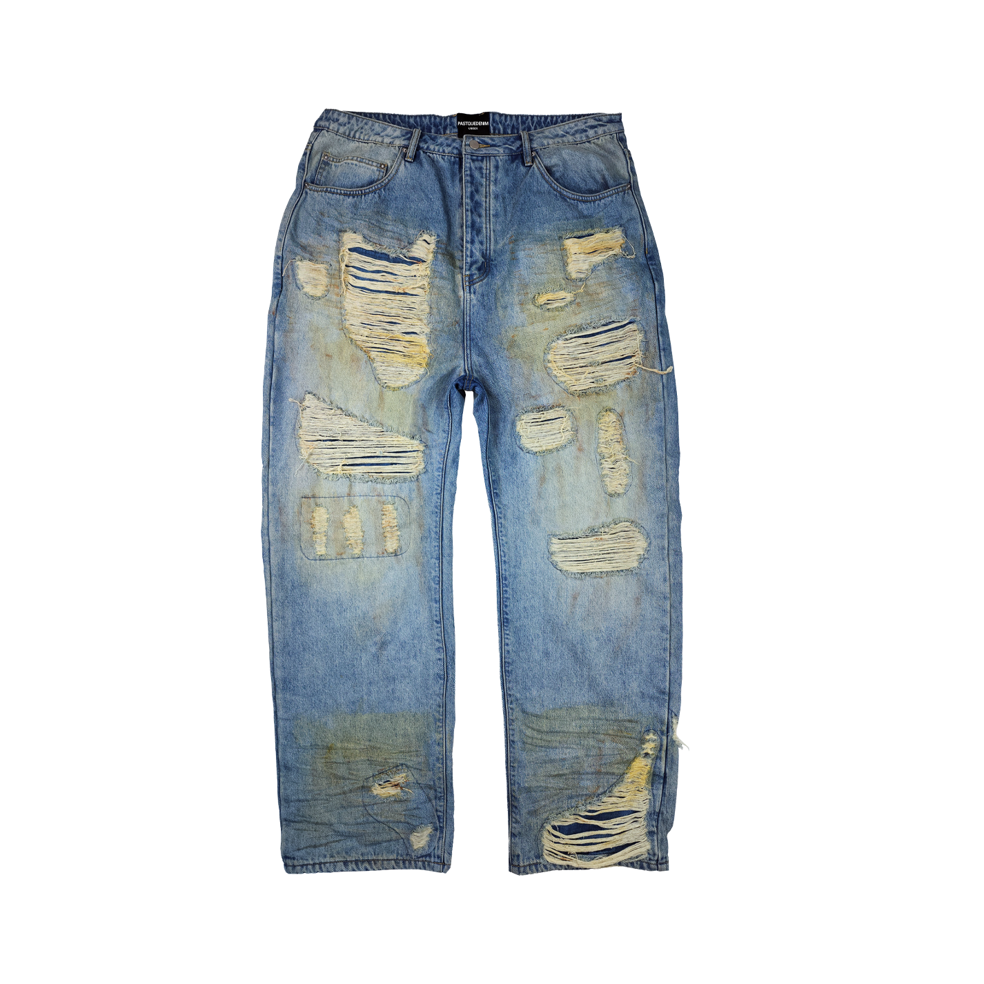 Destroyed Denim Pants