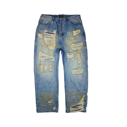 Destroyed Denim Pants