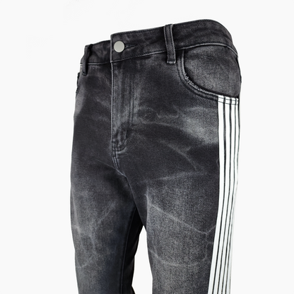 Hachinosu Denim Pants Arau Black