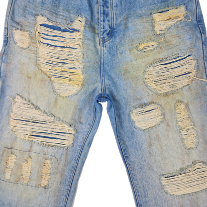 Destroyed Denim Pants