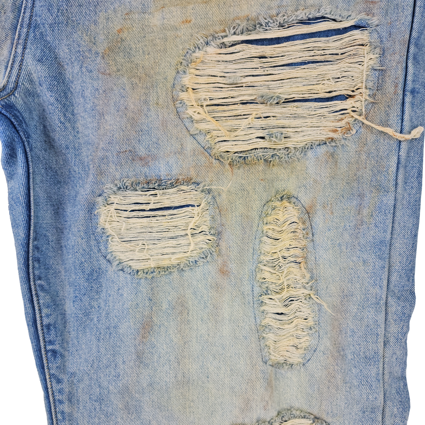 Destroyed Denim Pants