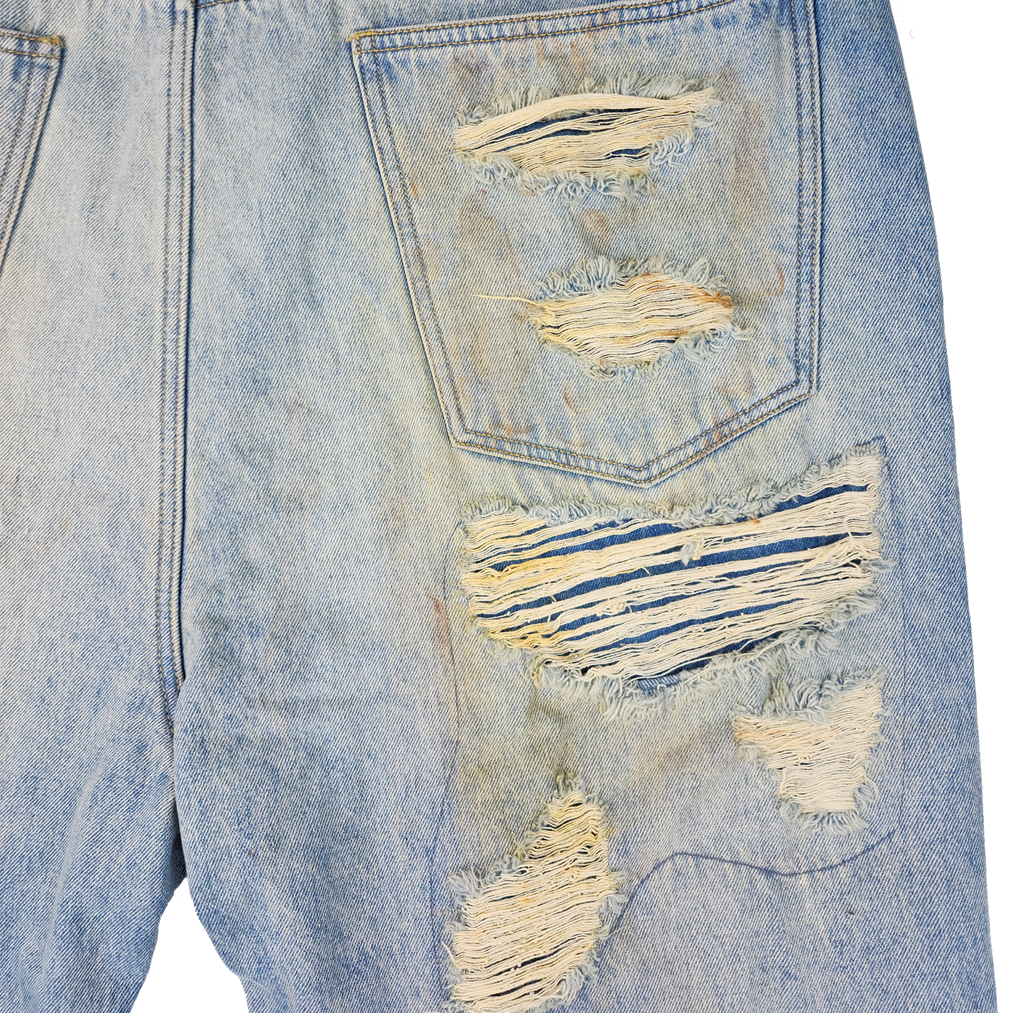 Destroyed Denim Pants