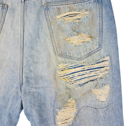 Destroyed Denim Pants
