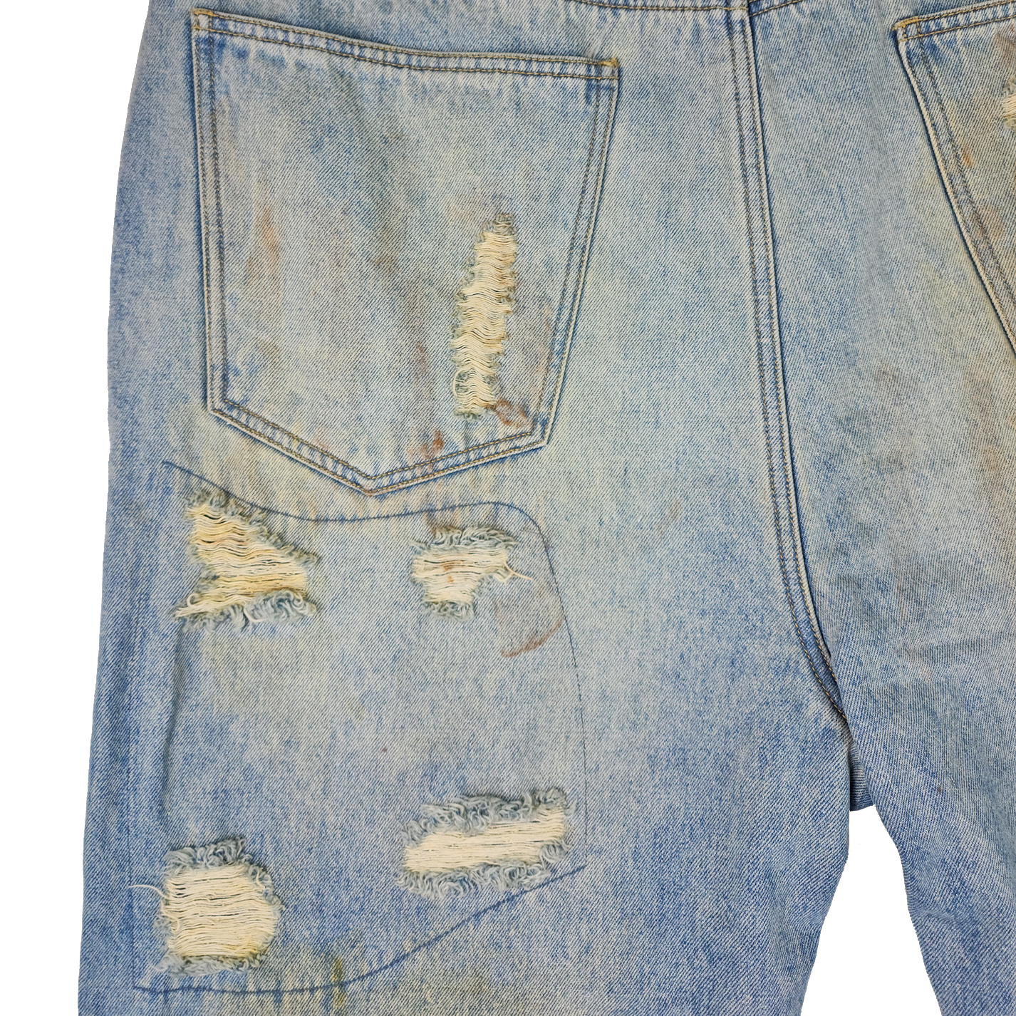 Destroyed Denim Pants