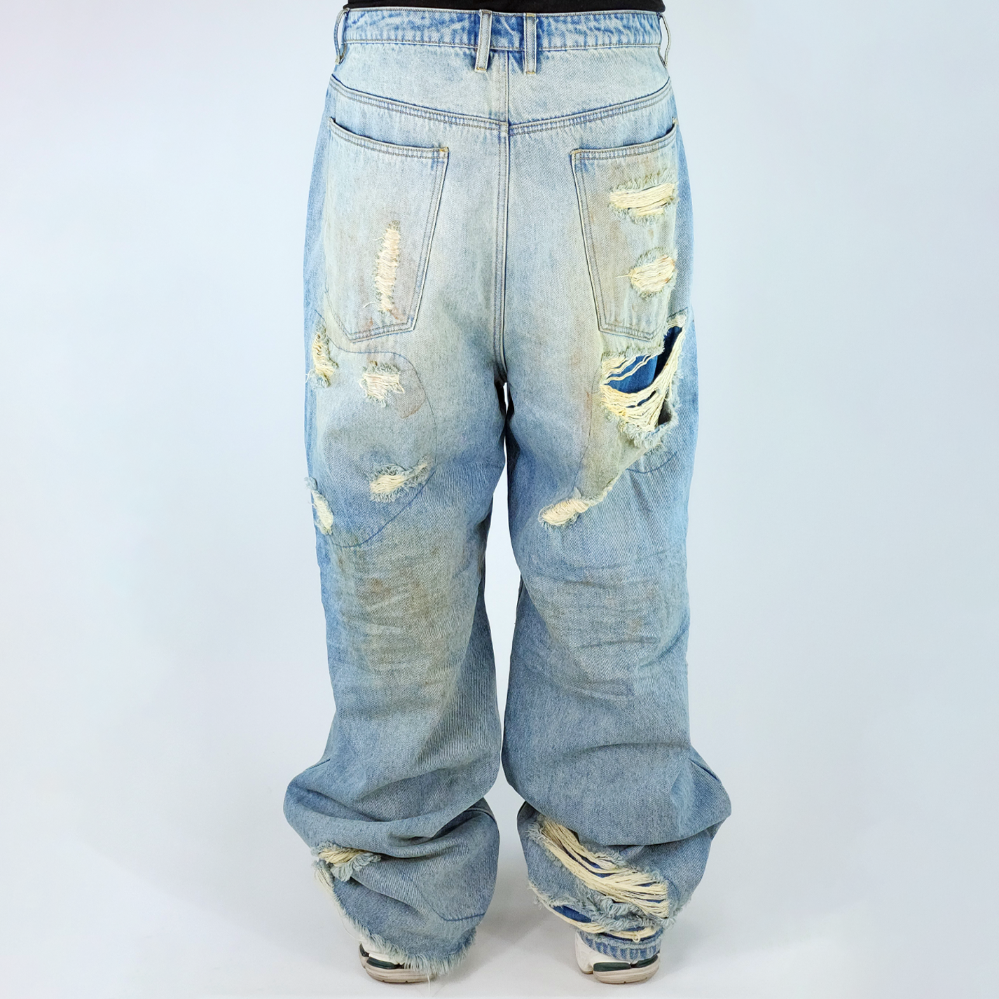Destroyed Denim Pants