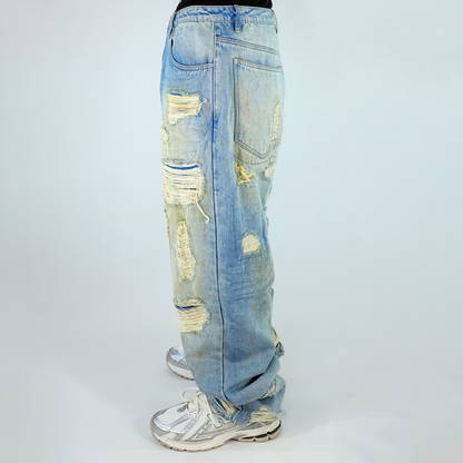 Destroyed Denim Pants